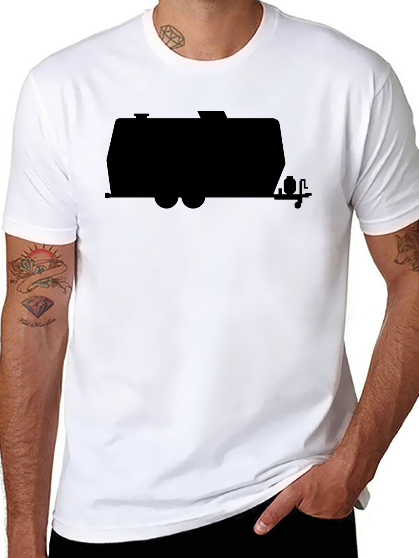 Retro Camper T-Shirt - Adventure Ready