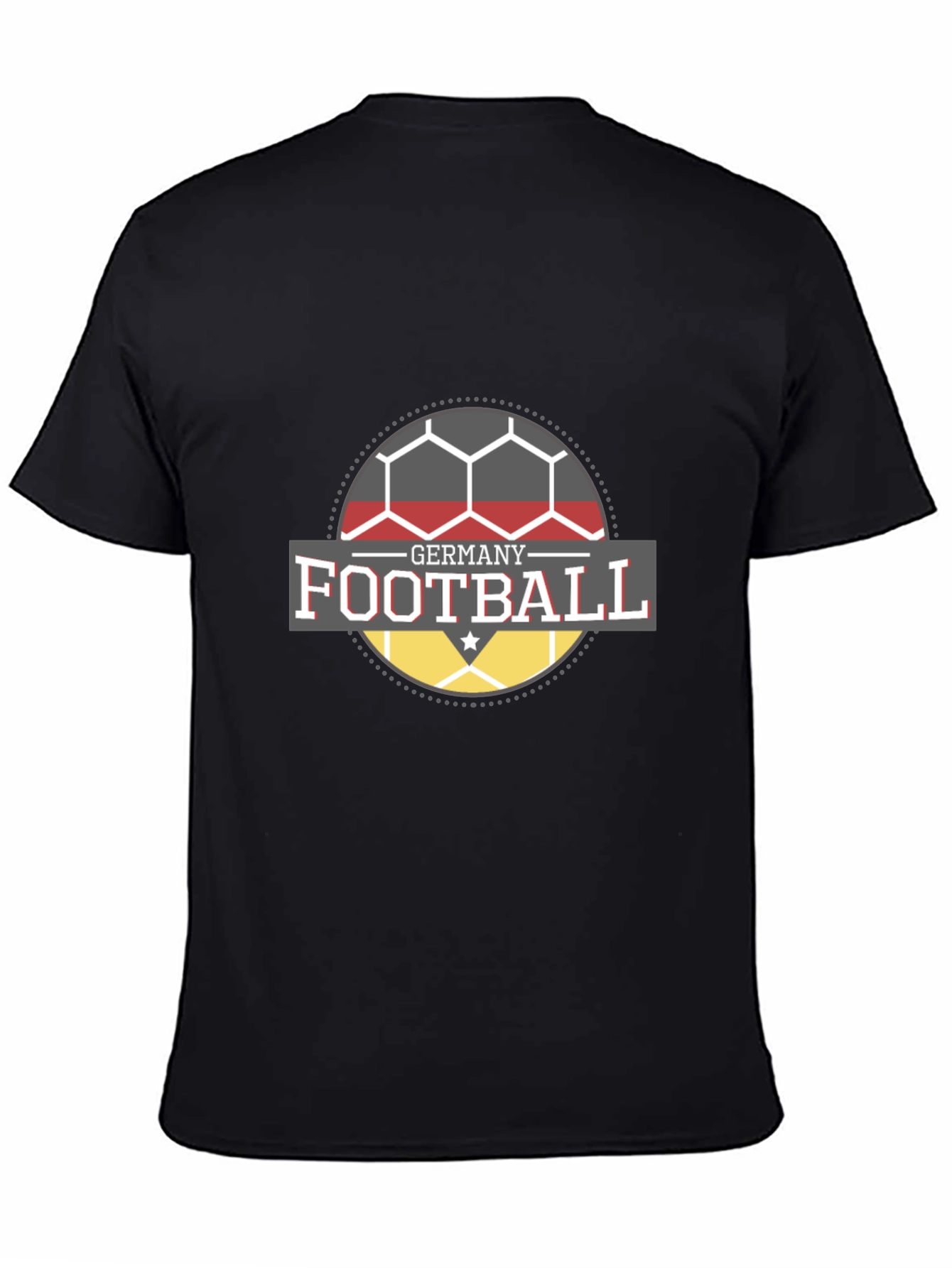 Germany Football T-Shirt - Black Soccer Fan Tee