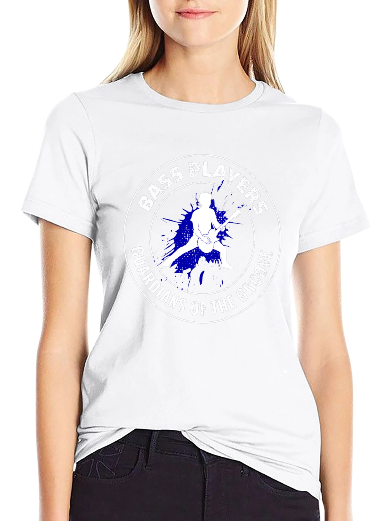 Bass Players Guardians of the Groove Black T-Shirt