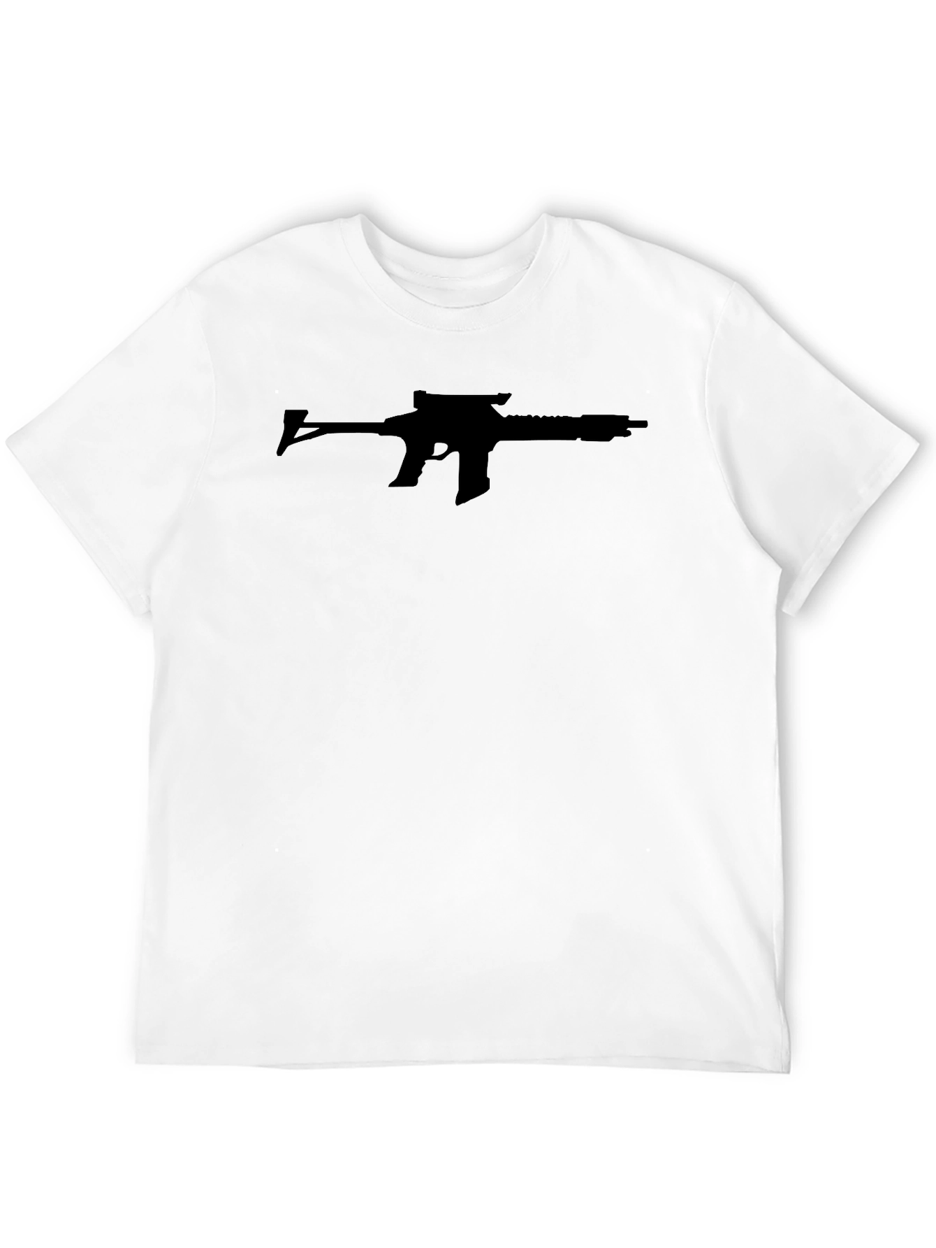 AR-15 Silhouette Black T-Shirt - Menswear