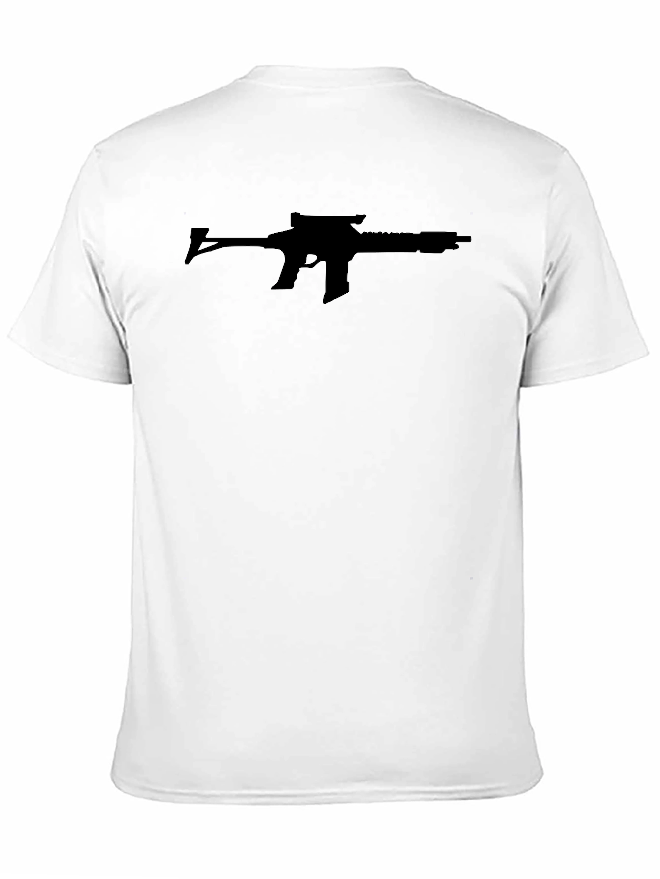 AR-15 Silhouette Black T-Shirt - Menswear