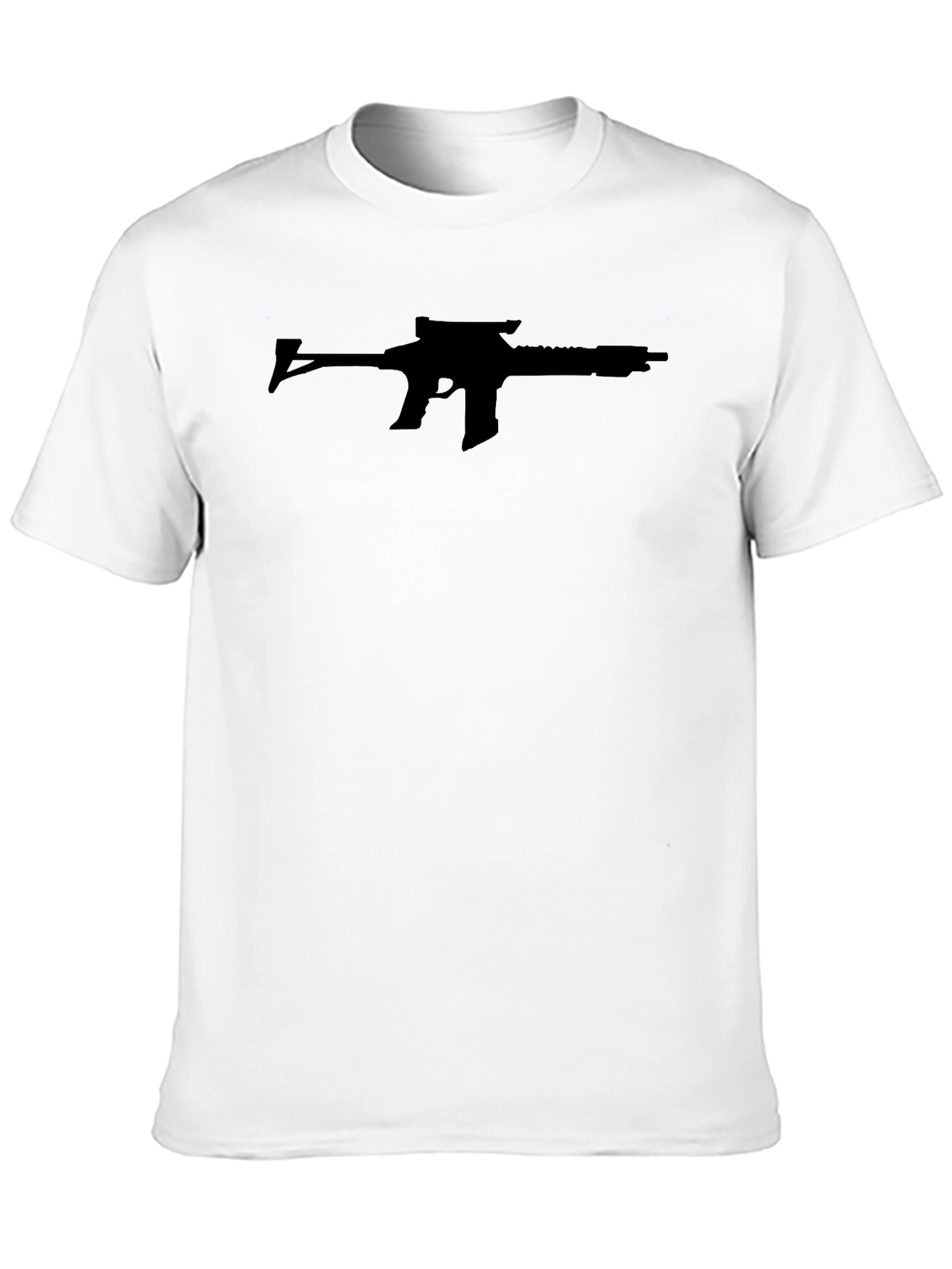AR-15 Silhouette Black T-Shirt - Menswear