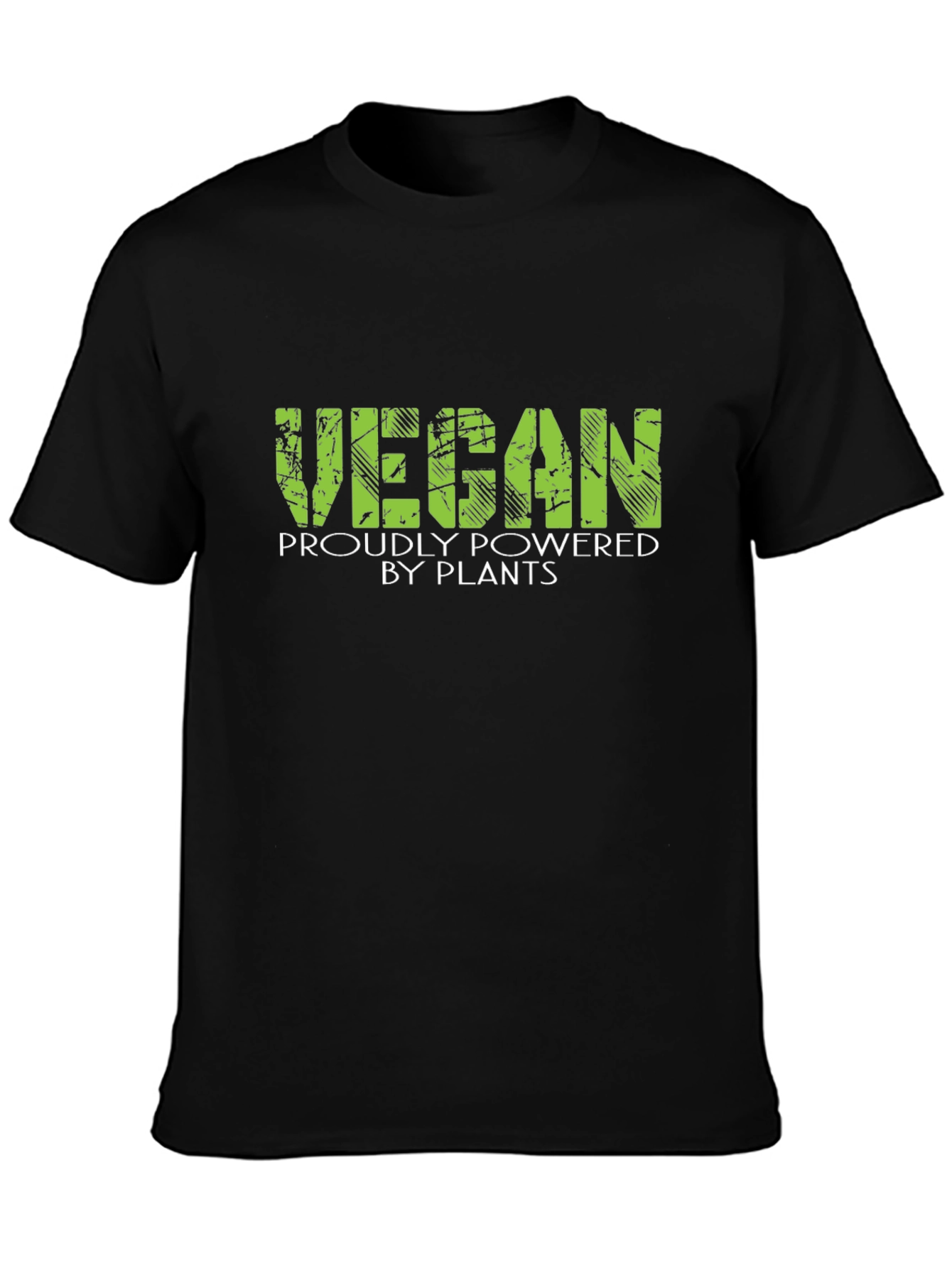 Vegan Powered By Plants Black T-Shirt