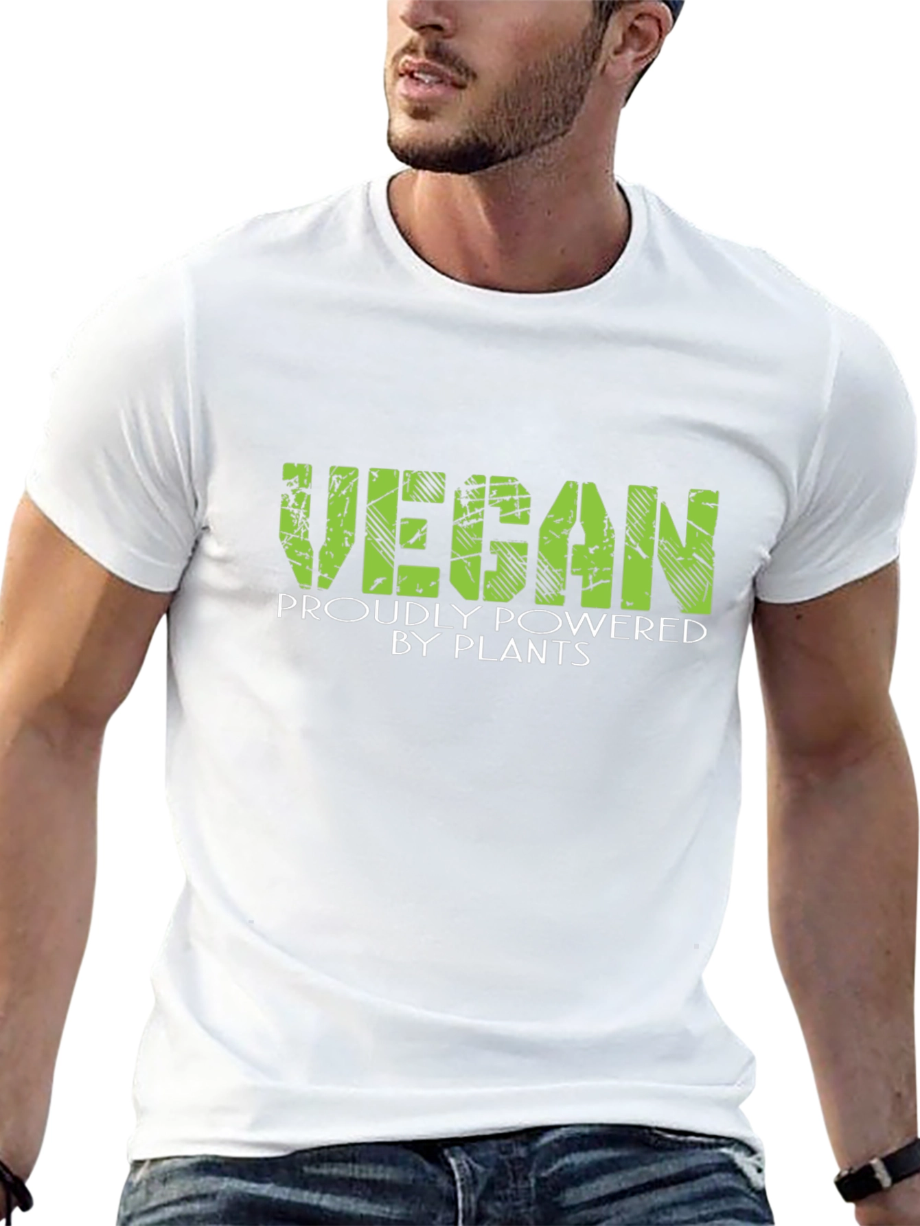 Vegan Powered By Plants Black T-Shirt