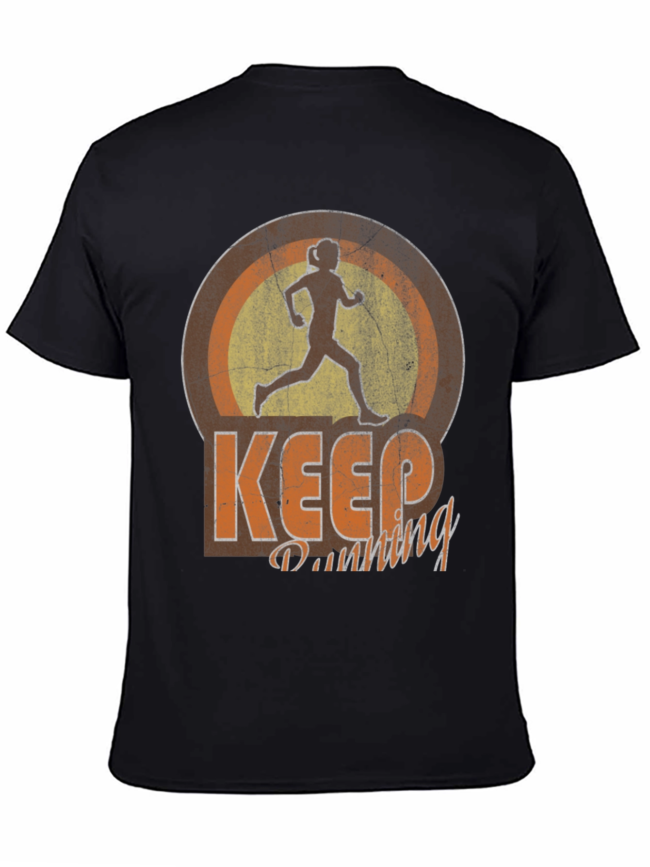 Keep Running T-Shirt Athletic Style Tee