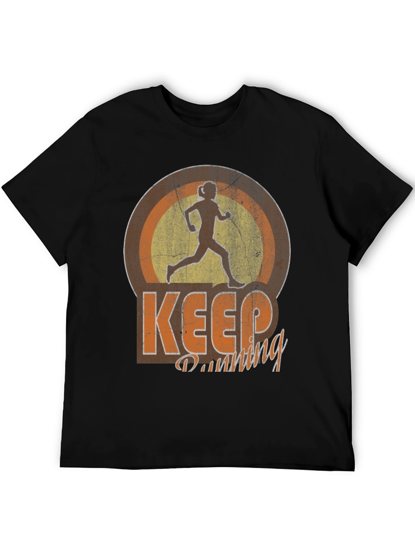 Keep Running T-Shirt Athletic Style Tee