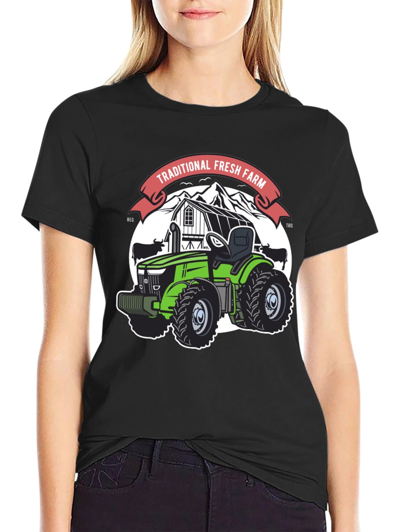 Traditional Fresh Farm Tractor T-Shirt