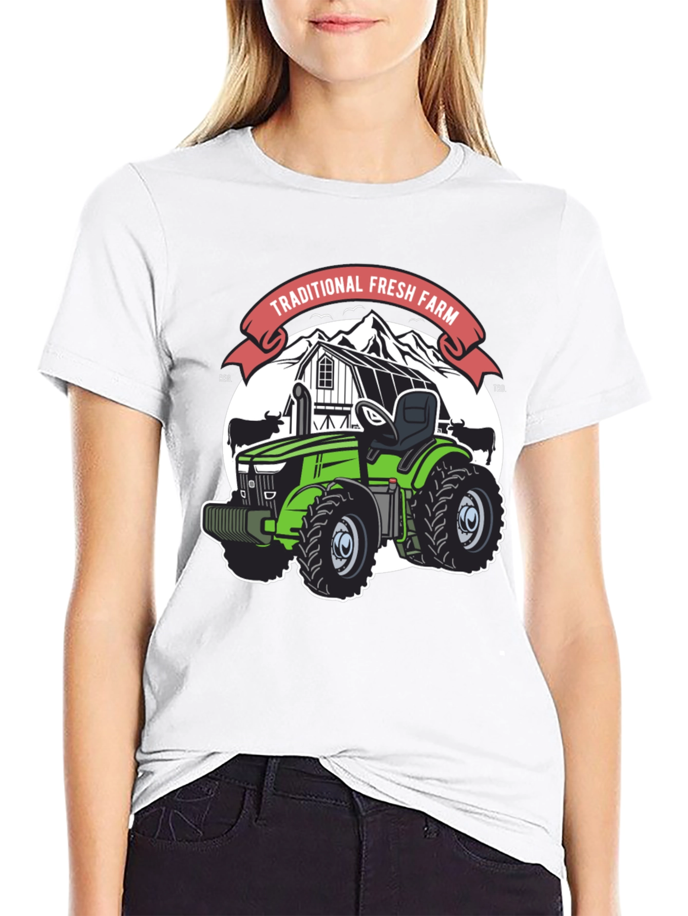 Traditional Fresh Farm Tractor T-Shirt