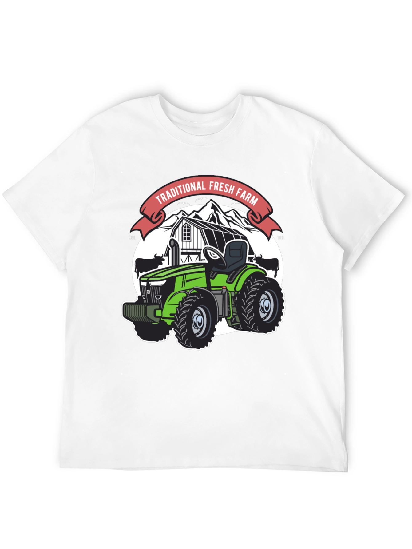 Traditional Fresh Farm Tractor T-Shirt