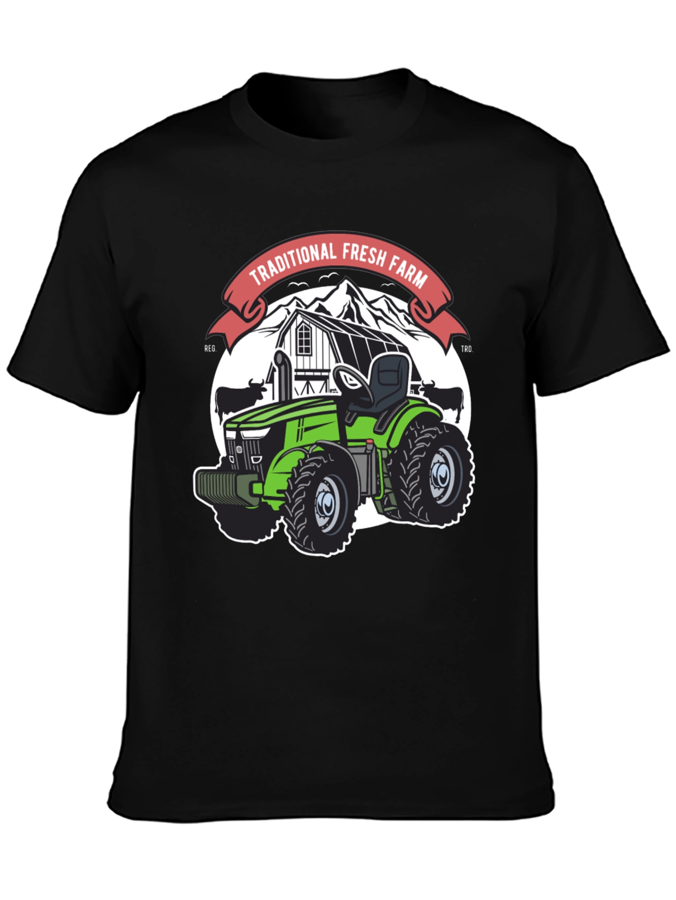 Traditional Fresh Farm Tractor T-Shirt