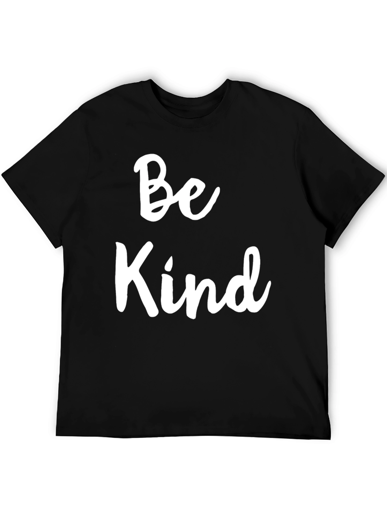 Be Kind Black T-Shirt - Positive Message Apparel