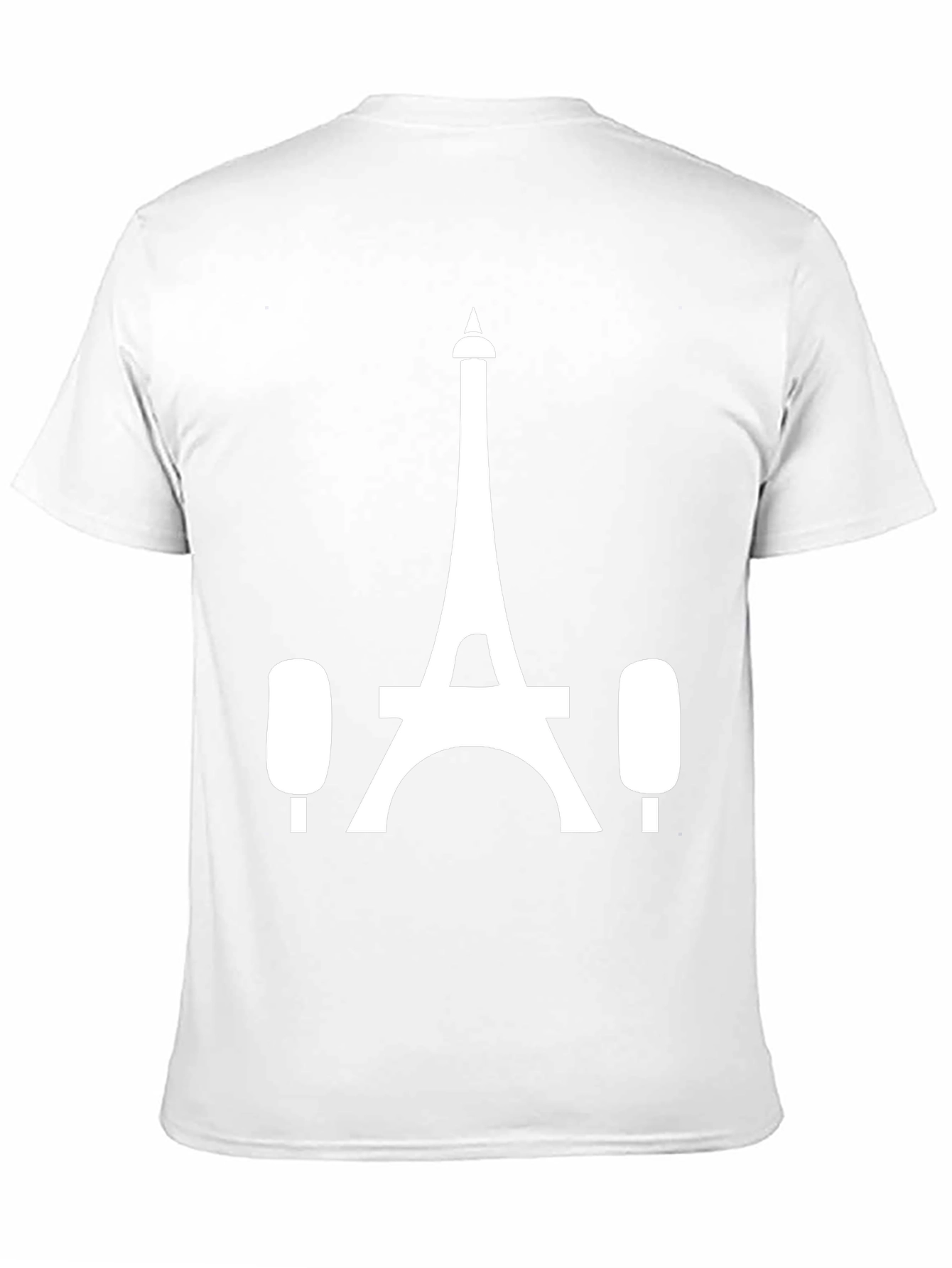 Paris Eiffel Tower Black Tee