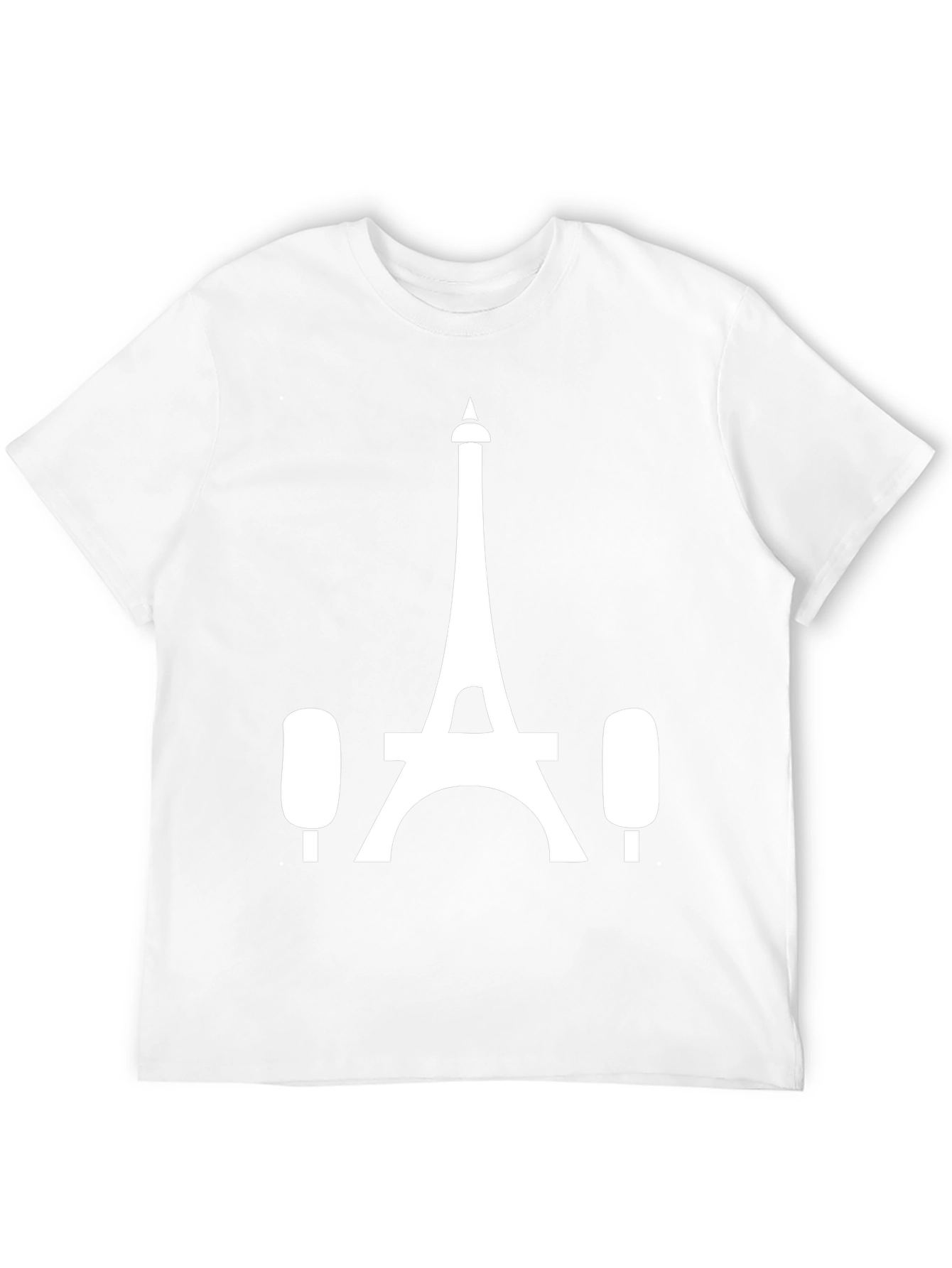 Paris Eiffel Tower Black Tee