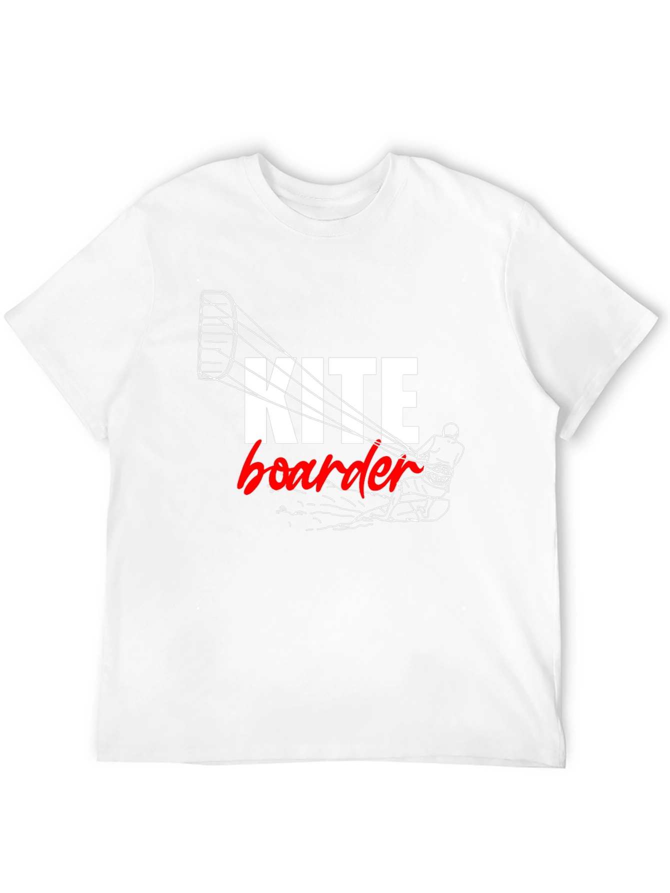 Kiteboarder Graphic T-Shirt - Black