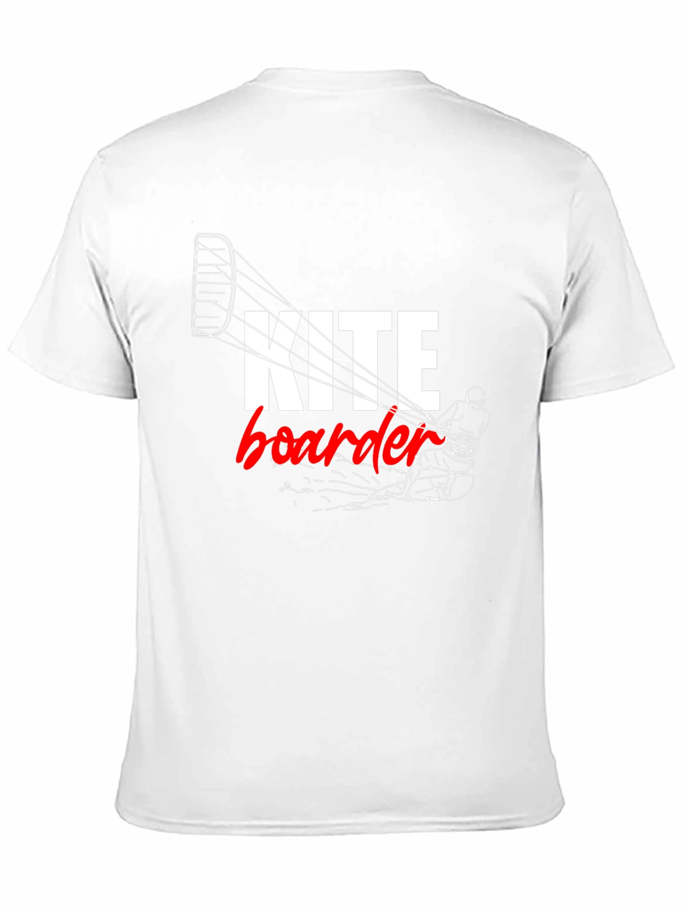 Kiteboarder Graphic T-Shirt - Black