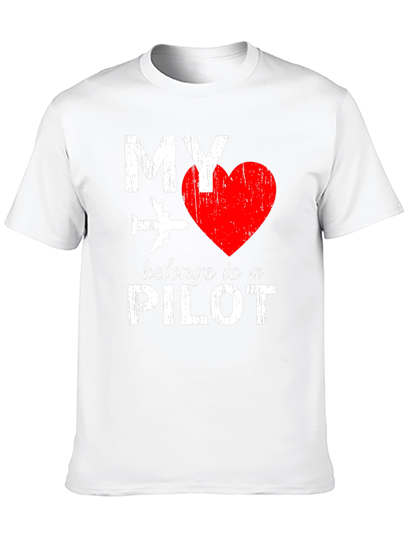 My Heart Belongs to a Pilot T-Shirt