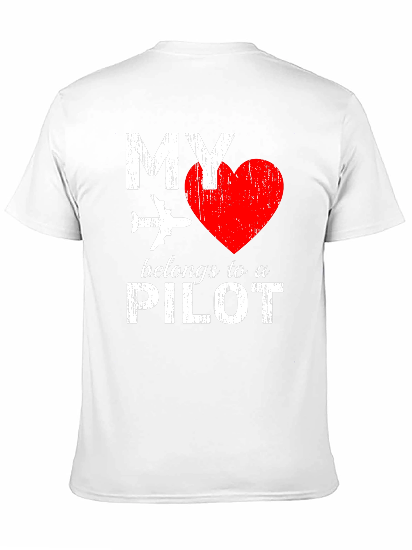 My Heart Belongs to a Pilot T-Shirt