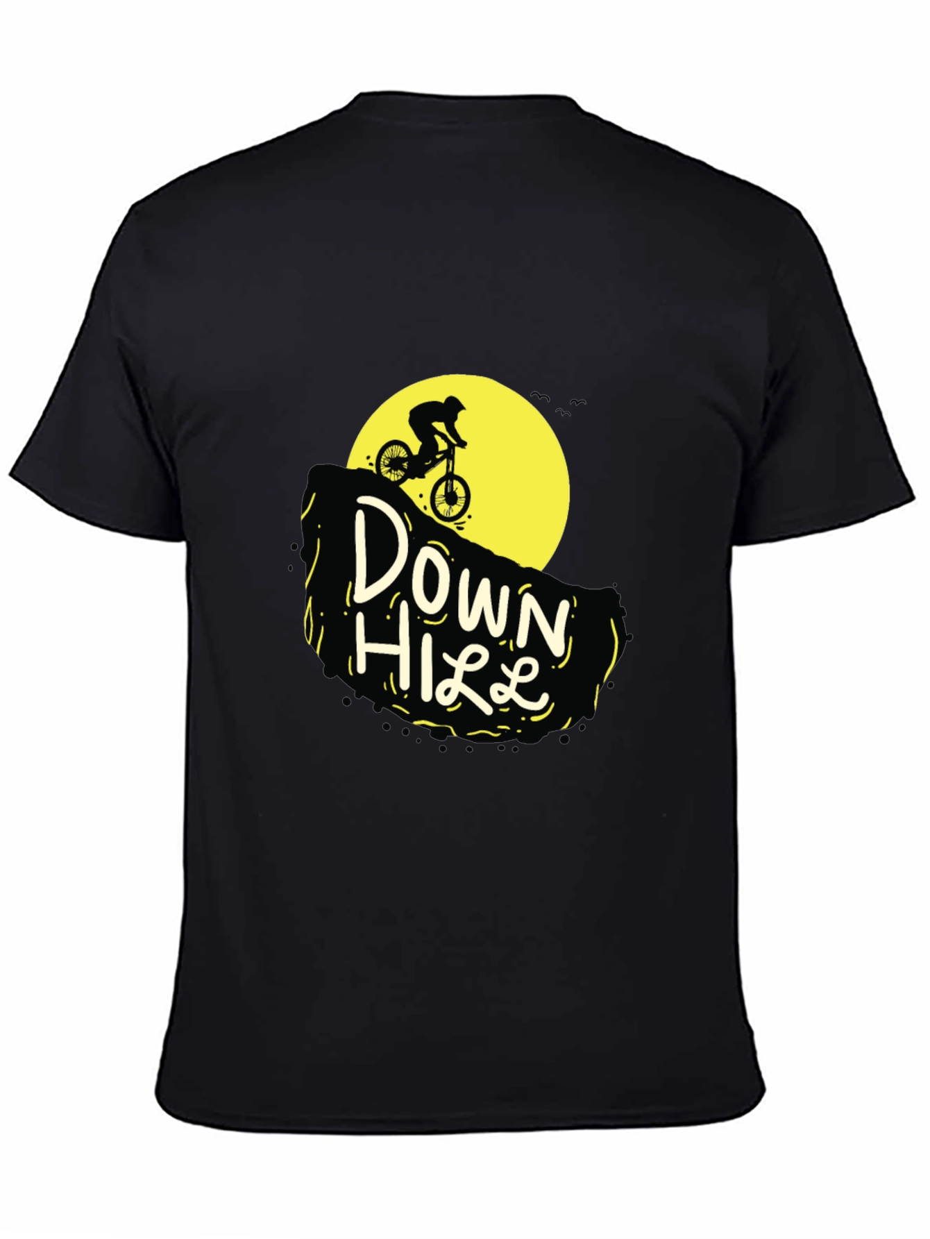 Downhill Biker Graphic Tee - Adventure Style