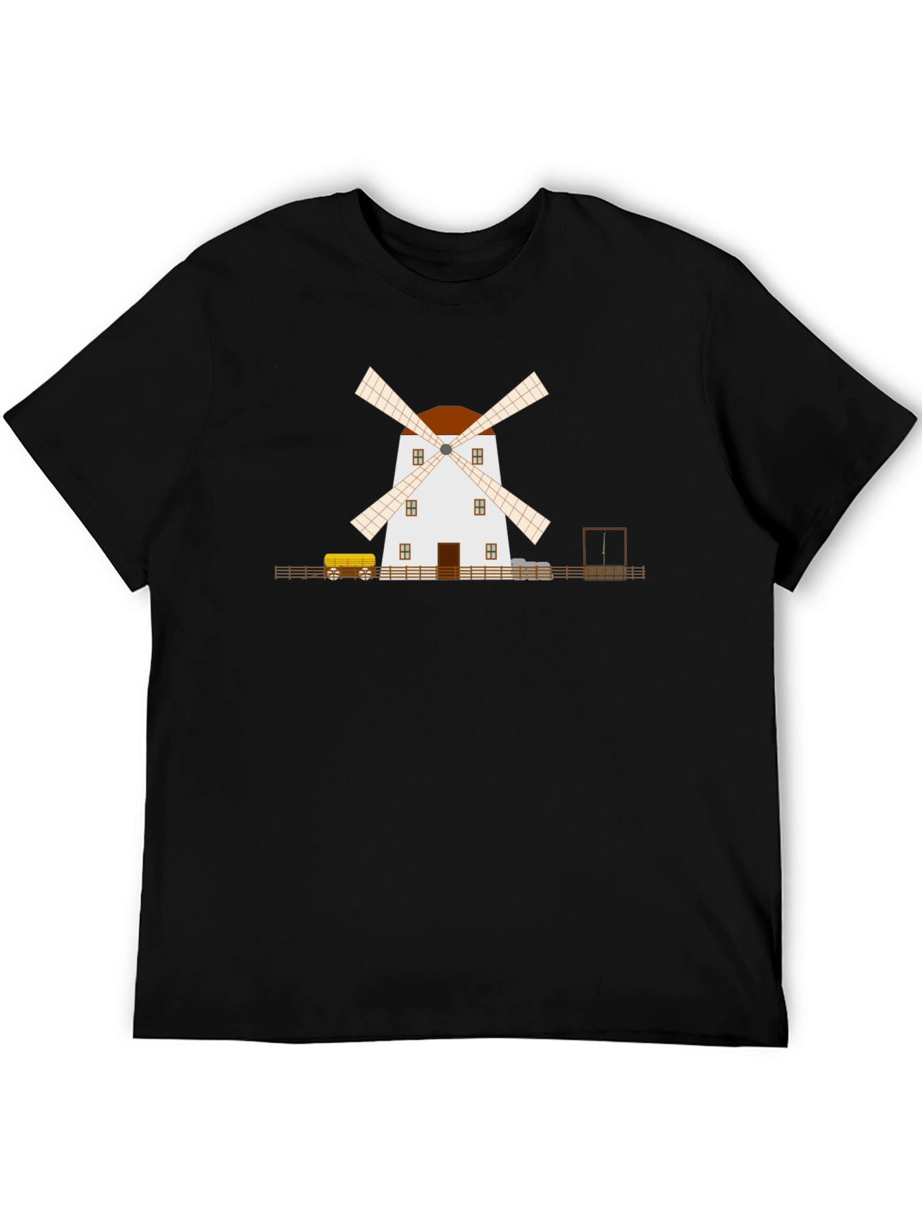 Windmill Graphic Tee - Classic Black T-Shirt