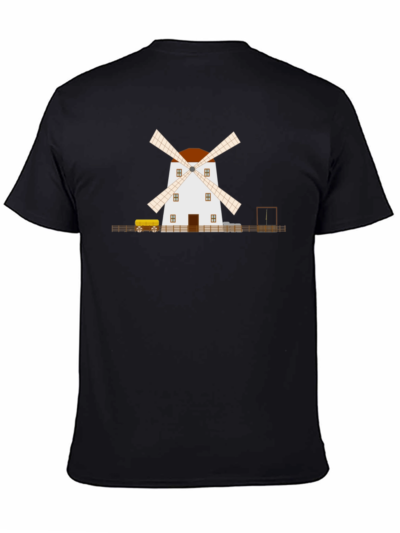Windmill Graphic Tee - Classic Black T-Shirt