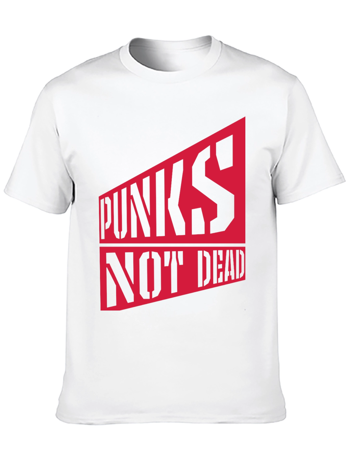 Punks Not Dead Graphic Tee - Bold Statement Shirt