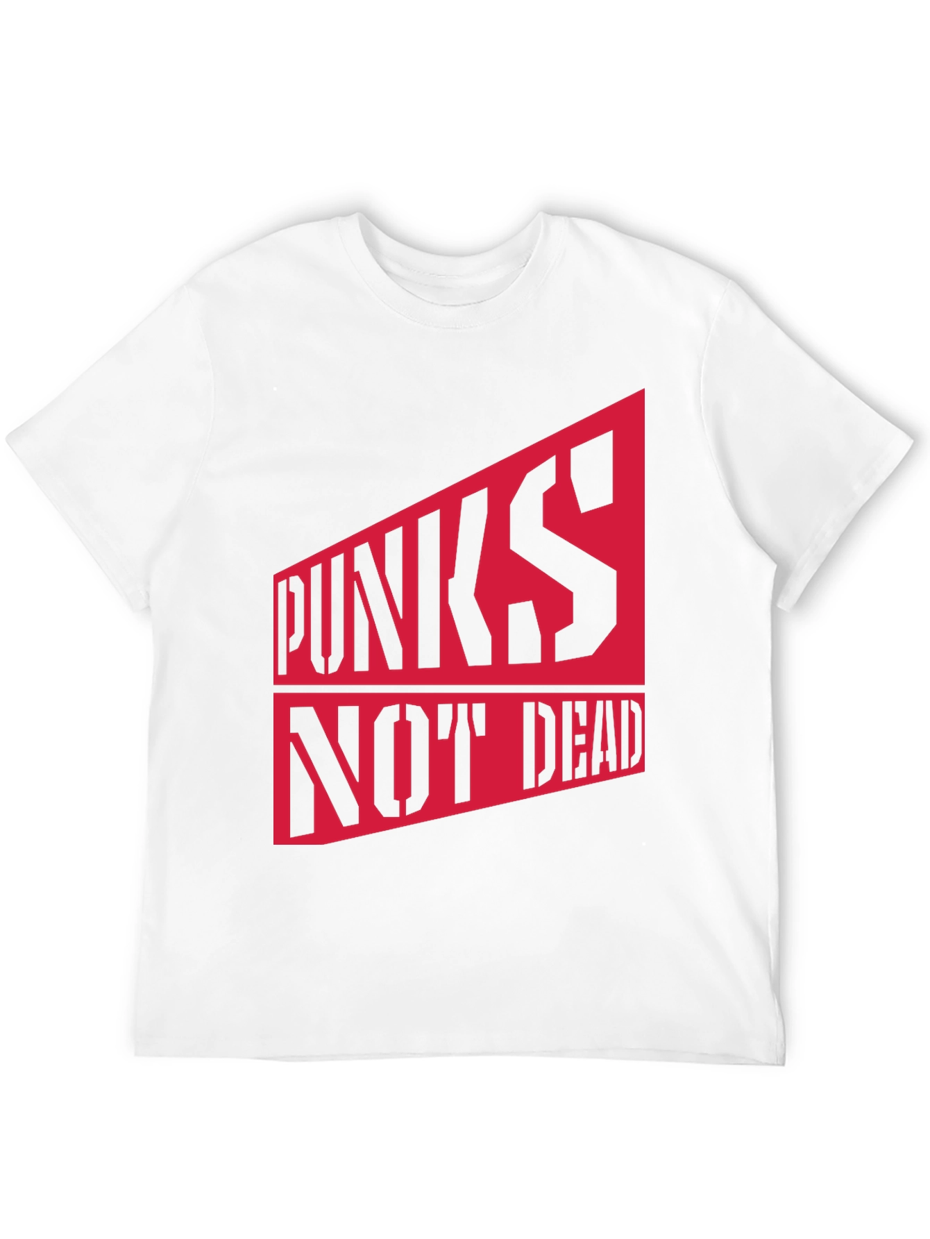 Punks Not Dead Graphic Tee - Bold Statement Shirt