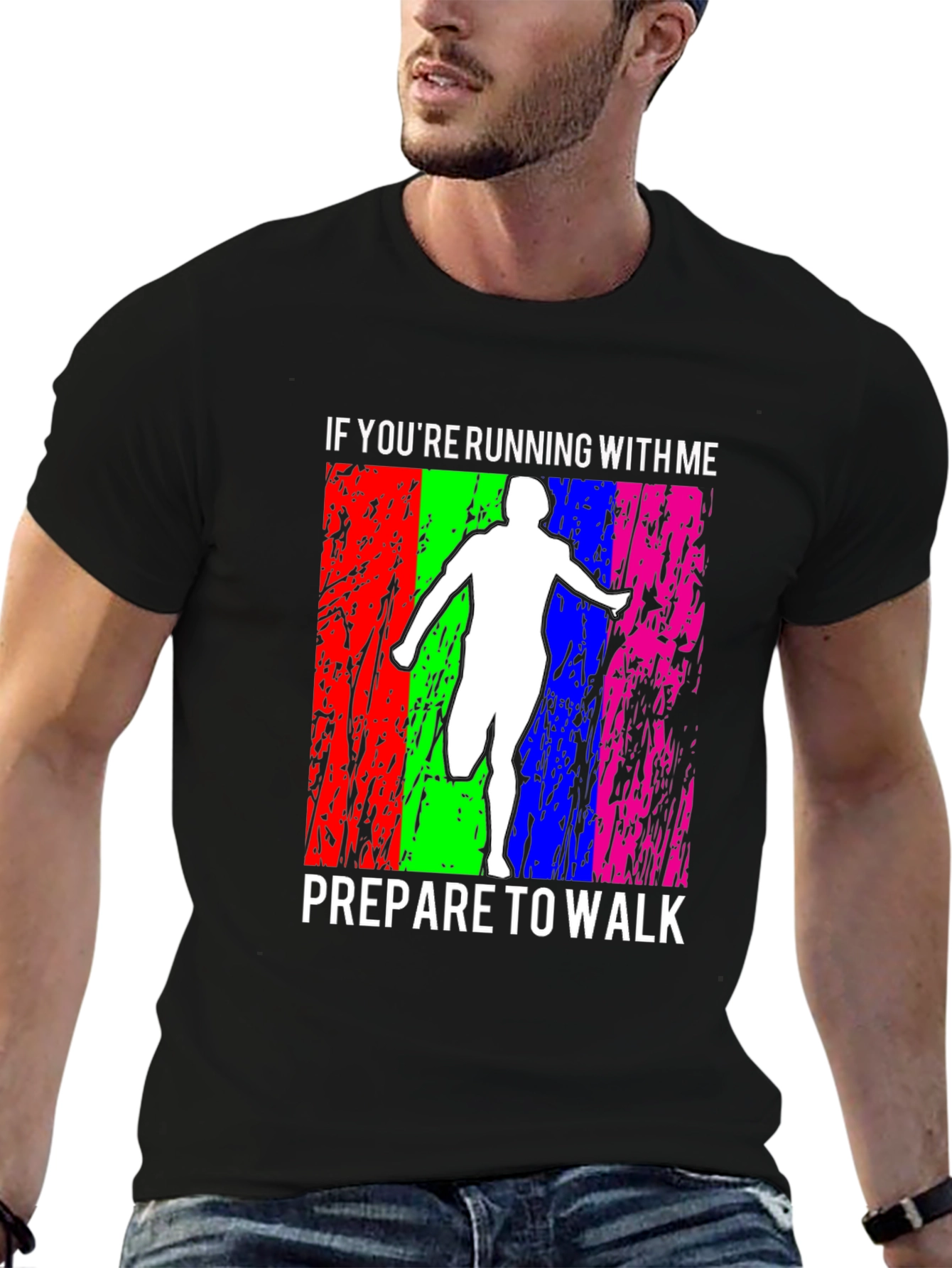 Funny Running T-Shirt: Prepare to Walk