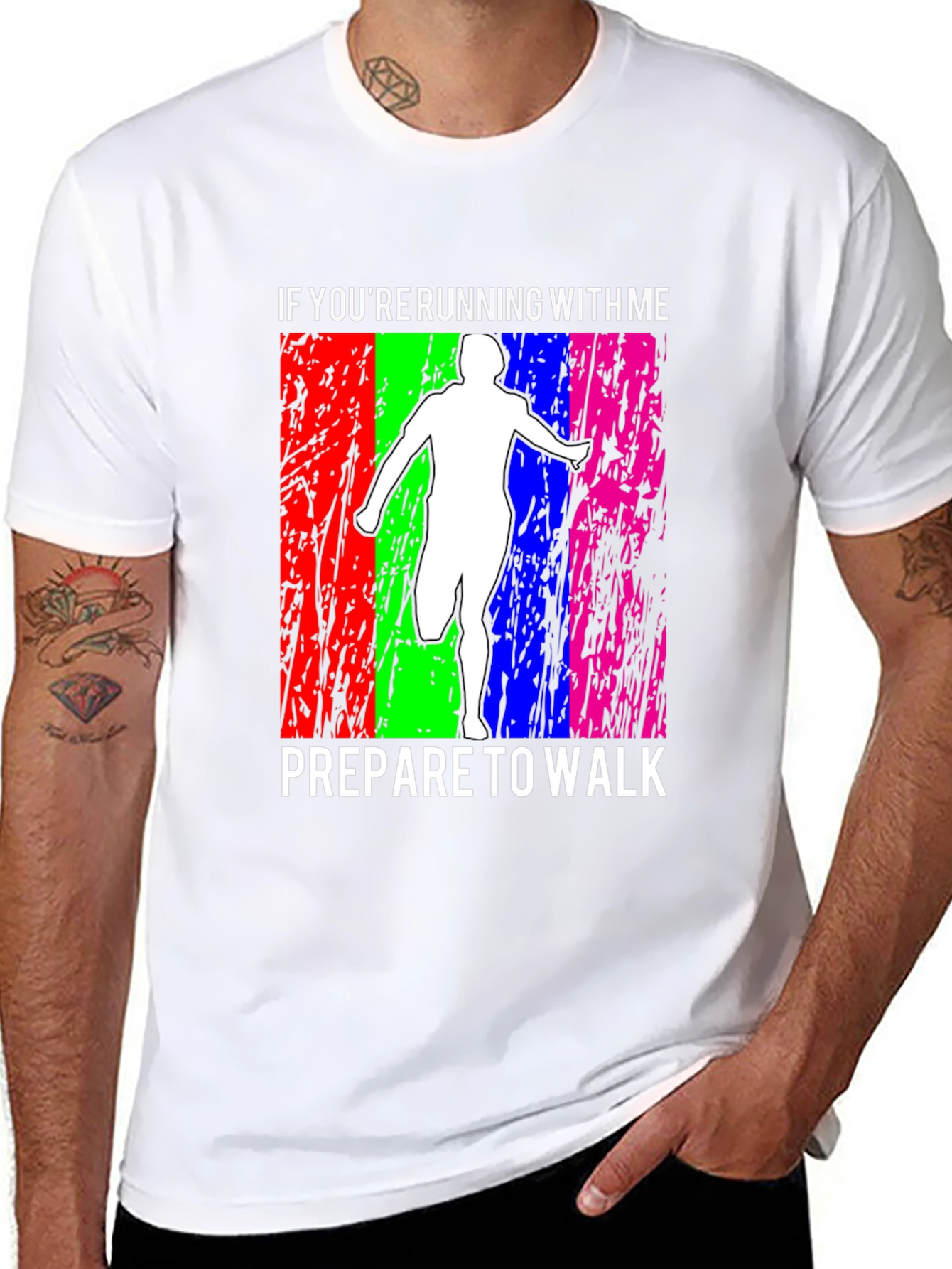 Funny Running T-Shirt: Prepare to Walk