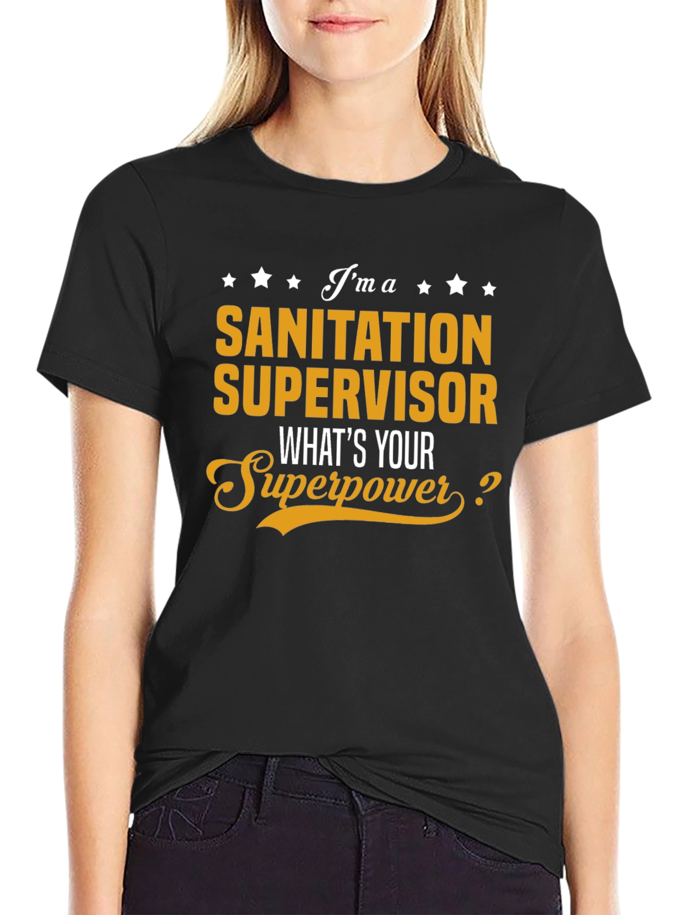 Sanitation Supervisor T-Shirt - Whats Your Superpower?