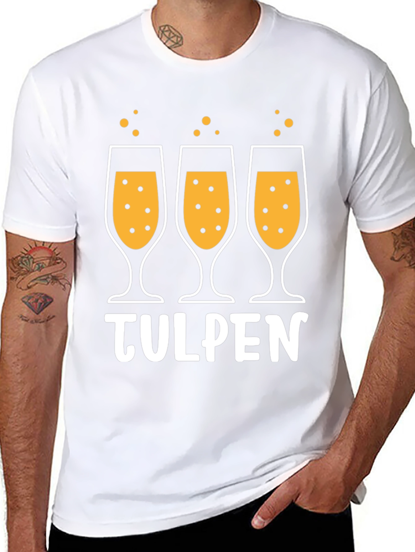 TULPEN Graphic T-Shirt - Fun Party Tee