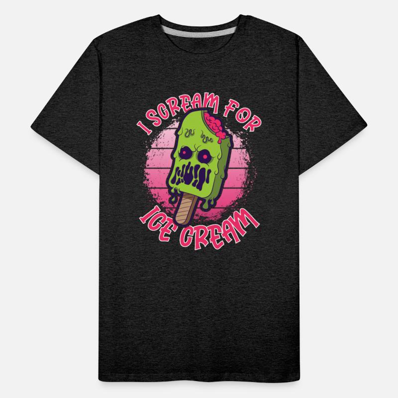 Ice Cream Lover Funny Ice I Love Ice Cream Horror