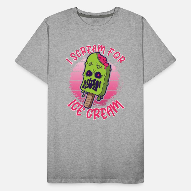 Ice Cream Lover Funny Ice I Love Ice Cream Horror