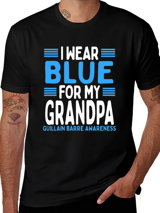 I Wear Blue for My Grandpa T-Shirt - Awareness Tee