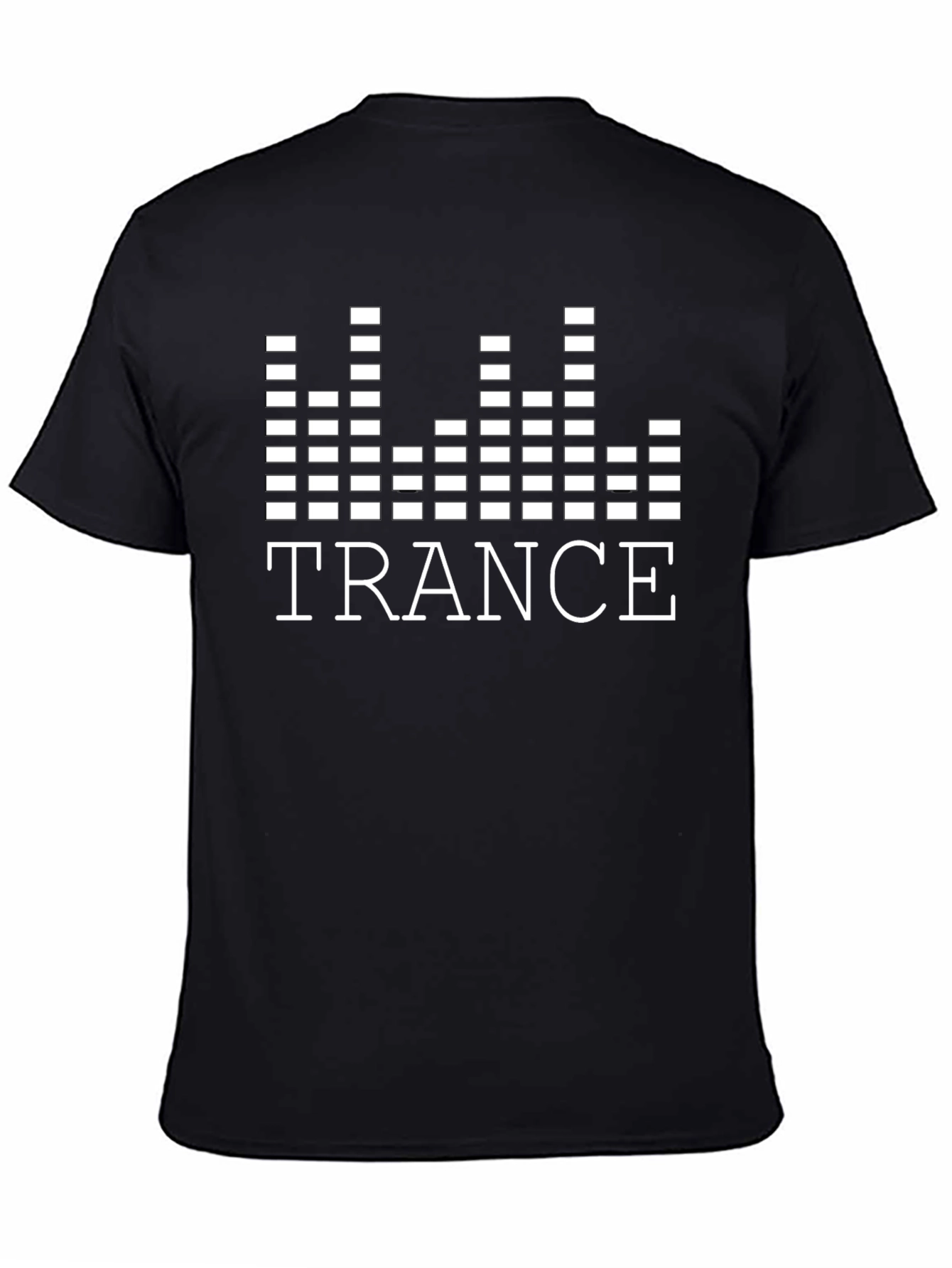 Trance Music Graphic Black T-Shirt
