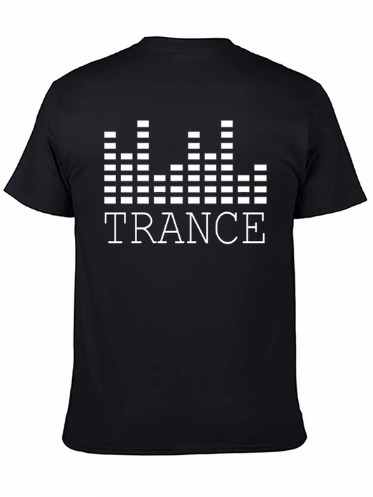 Trance Music Graphic Black T-Shirt