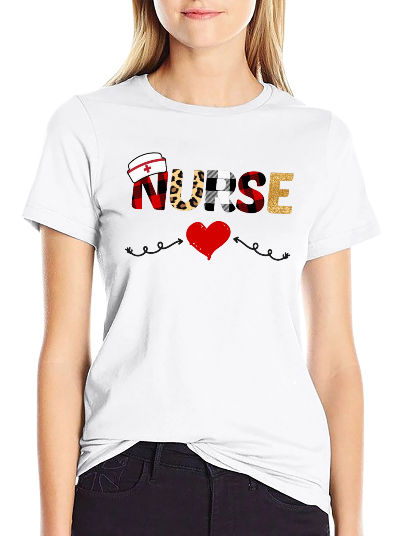 Nurse Themed Graphic T-Shirt