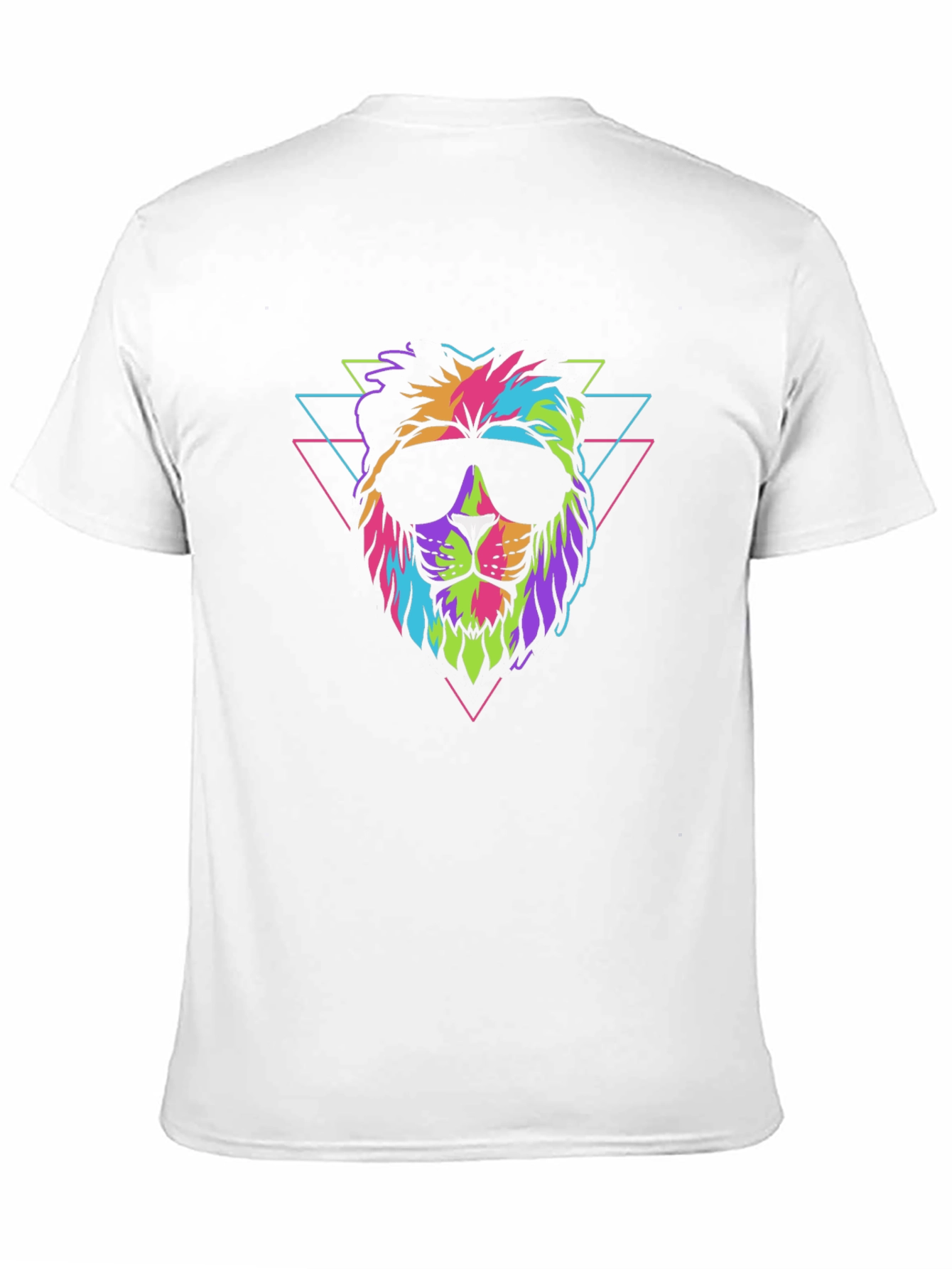 Cool Retro Lion Graphic T-Shirt