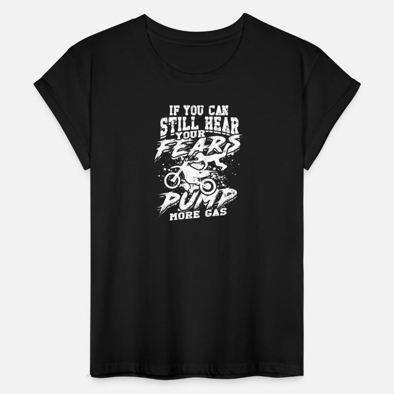 If you can still hear your fears, pump more the