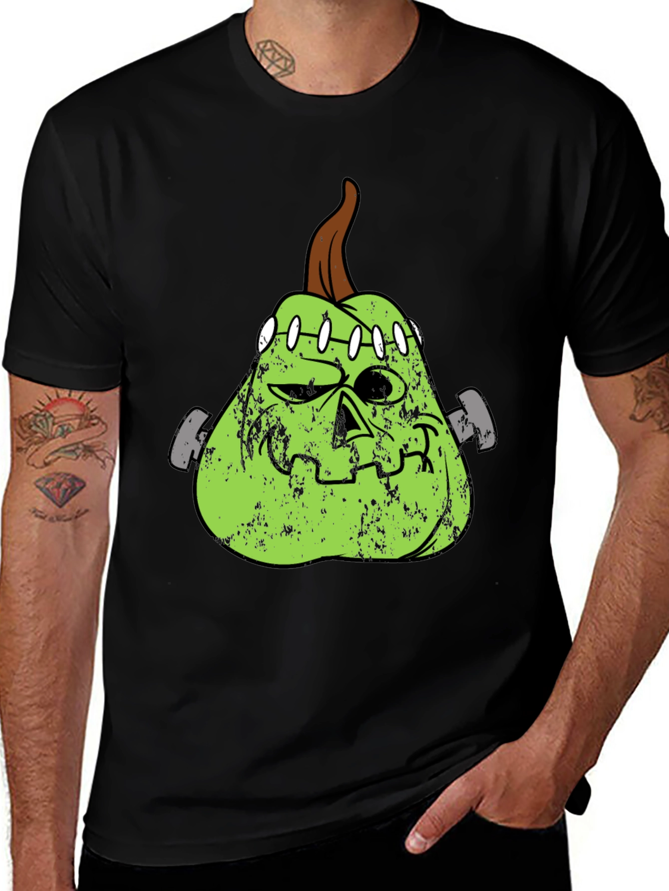 Frankenstein Pumpkin Halloween T-Shirt