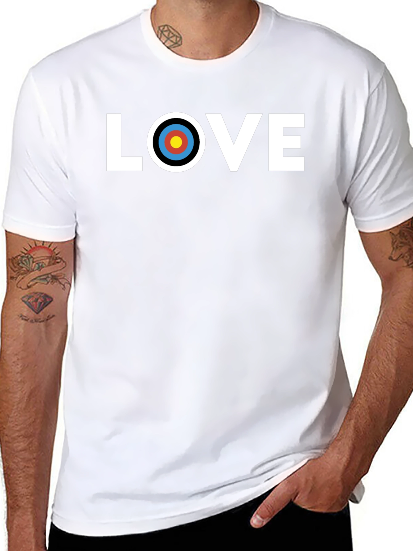 LOVE Target Graphic Tee - Archery T-Shirt