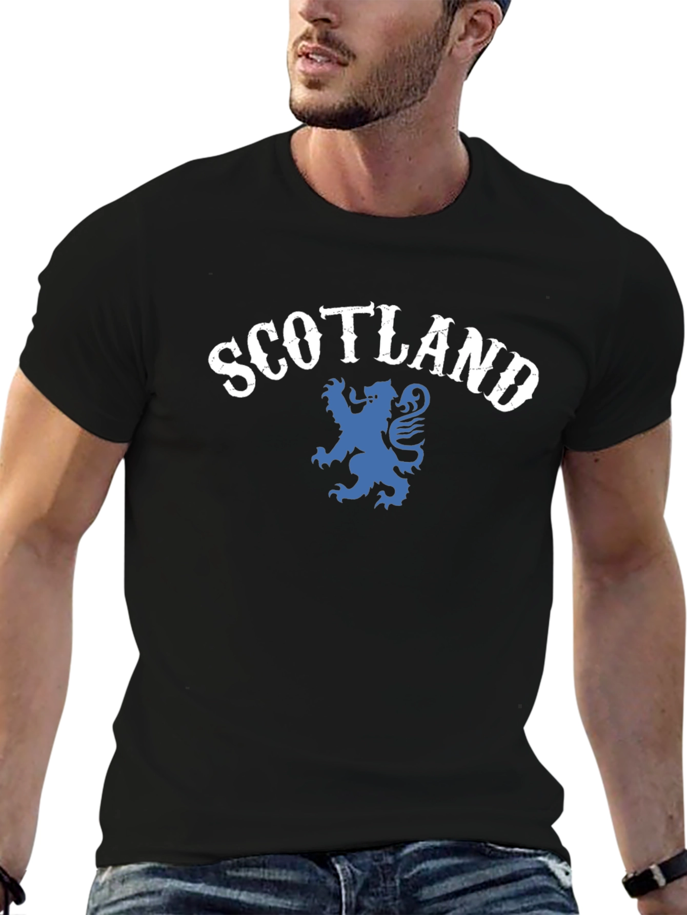 Scotland Lion Rampant T-Shirt - Black
