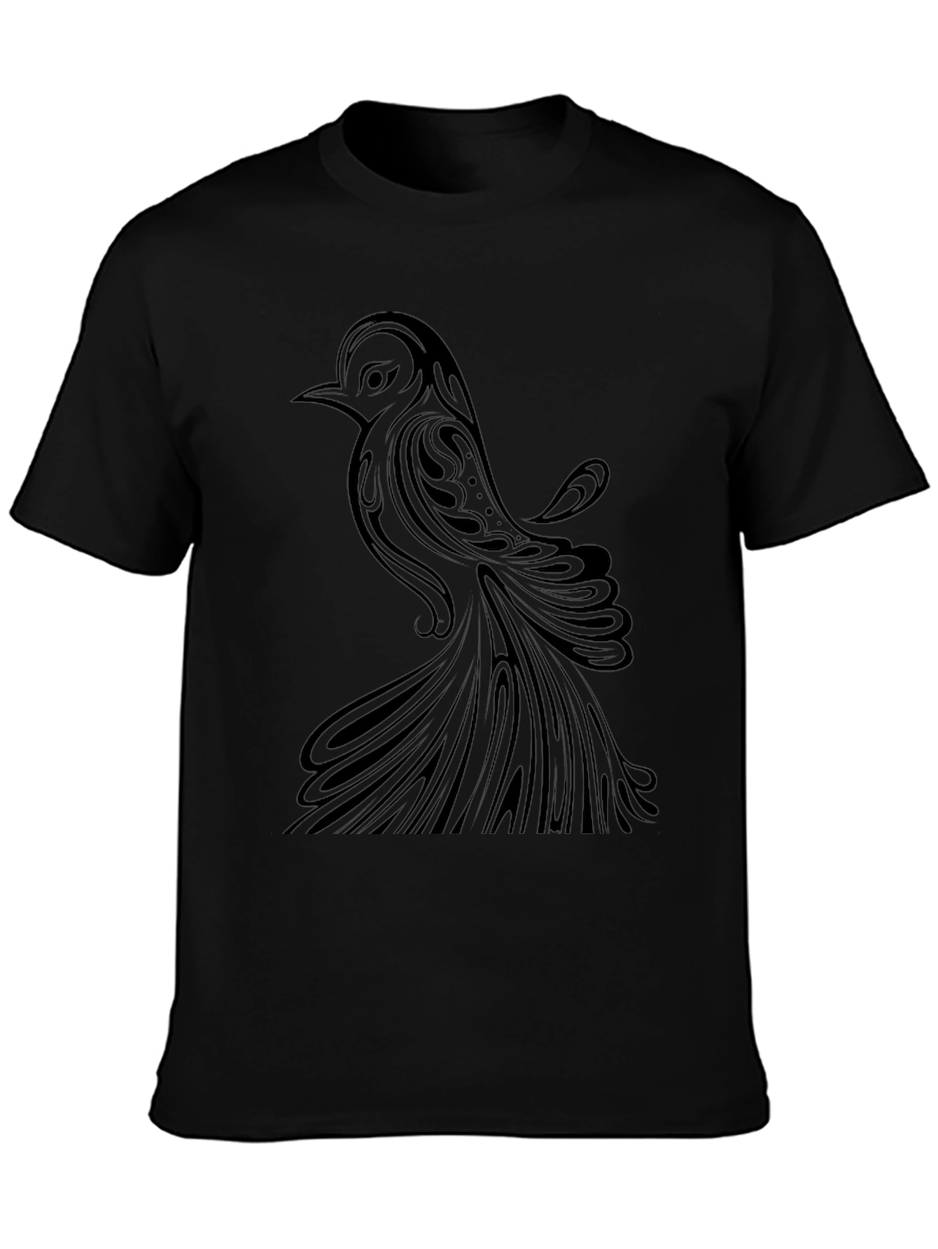 Bird Graphic Print T-Shirt