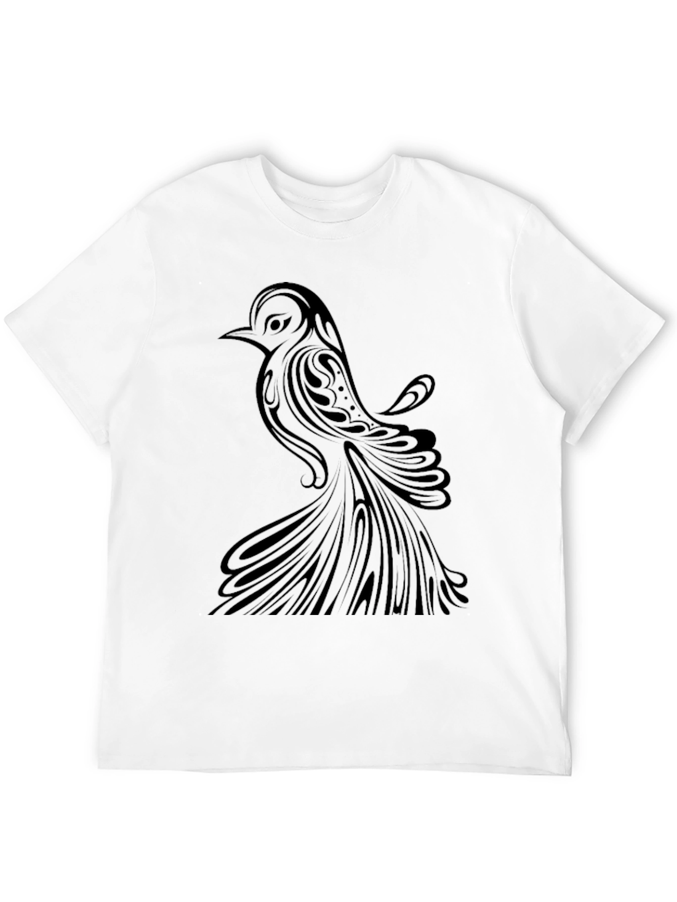 Bird Graphic Print T-Shirt