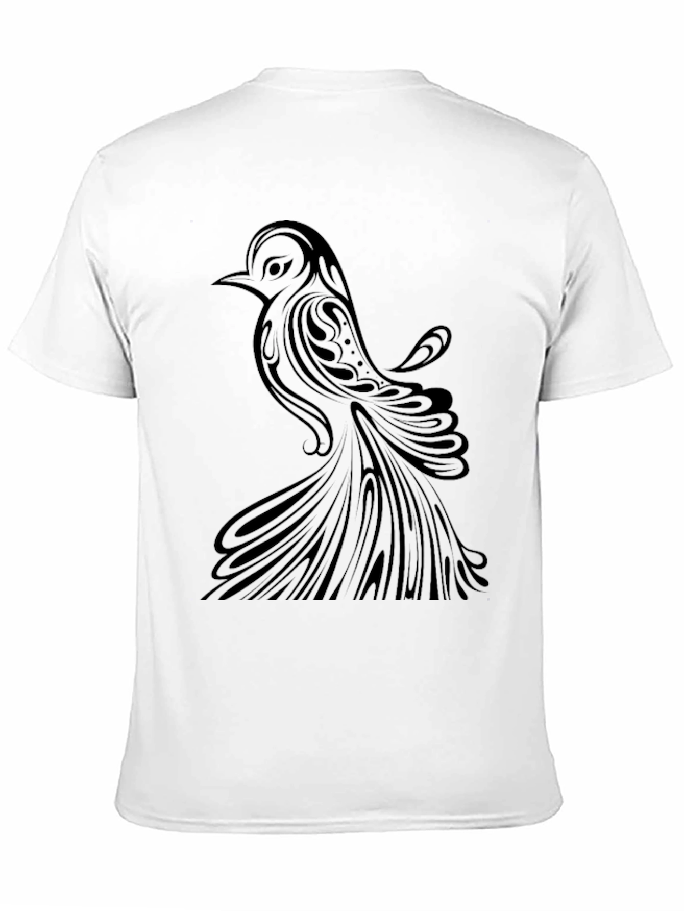 Bird Graphic Print T-Shirt