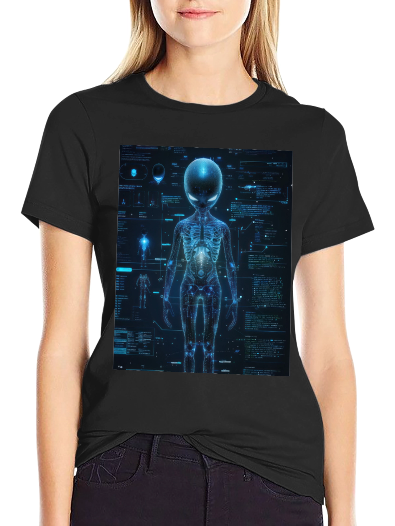 Alien Anatomy Graphic T-Shirt