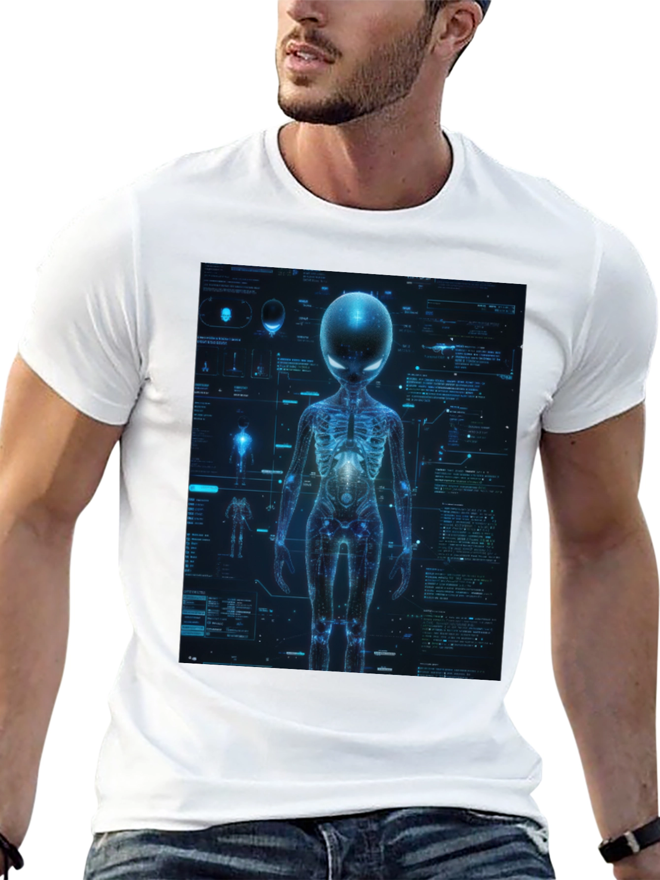 Alien Anatomy Graphic T-Shirt