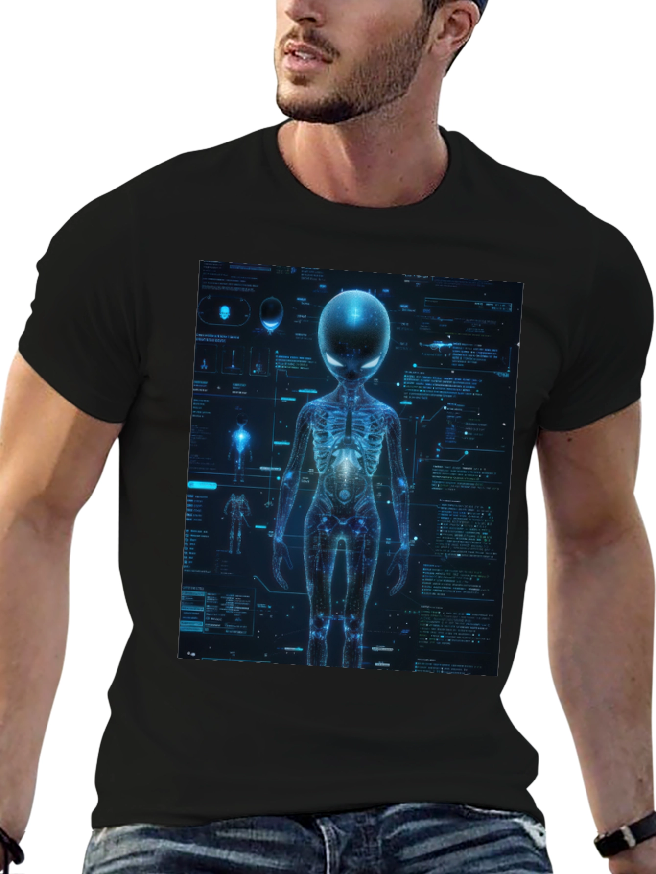 Alien Anatomy Graphic T-Shirt