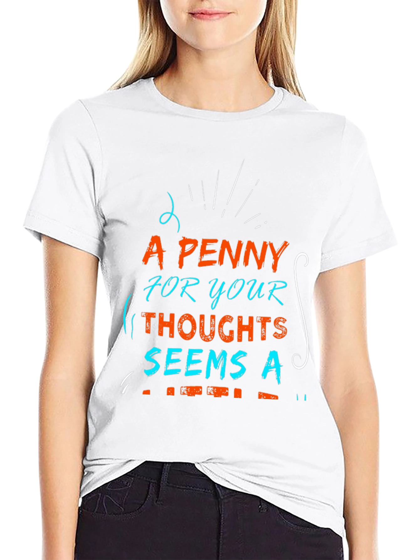 A Penny for Your Thoughts Graphic T-Shirt