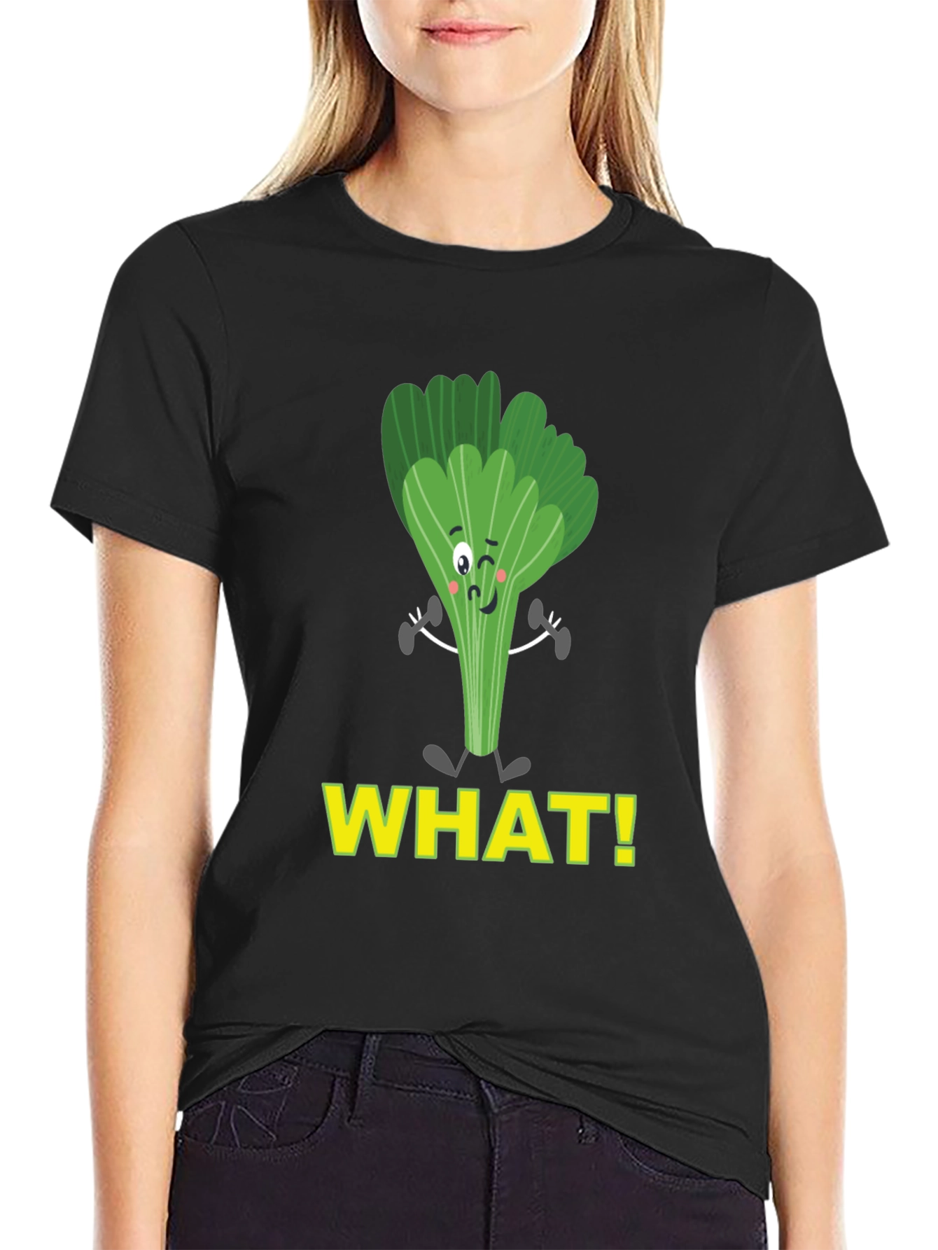 Funny Celery Workout T-Shirt - WHAT! Design