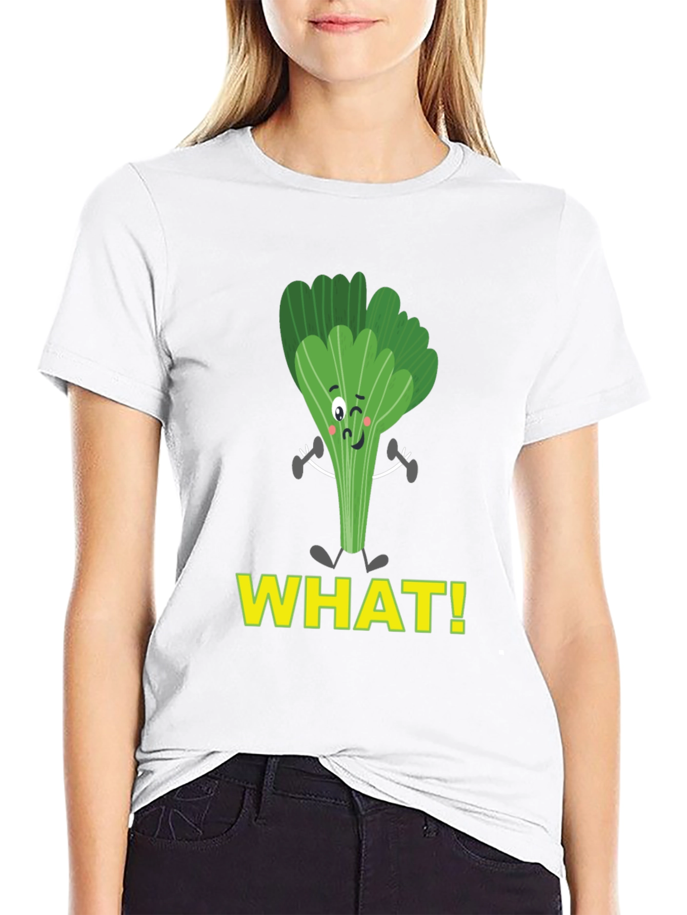 Funny Celery Workout T-Shirt - WHAT! Design